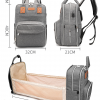 diaper bag with changing station